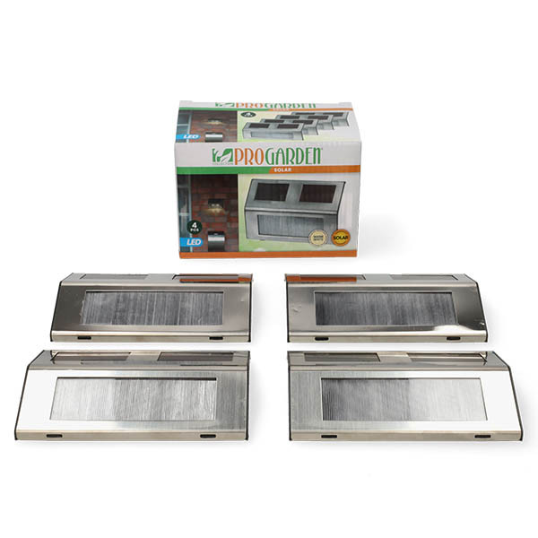 Pro Garden Solar wandlamp | PerfectLED | 4 stuks (Led, Schemersensor, 5 lm) DT2100250 K170105236 - 4