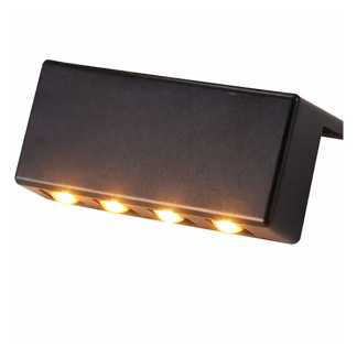 Pro Garden Solar wandlamp | ProGarden | 2 stuks | 12 x 45 x 6 centimeter (Kunststof, Zwart) DX9954090 K170106016 - 3