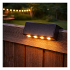 Pro Garden Solar wandlamp | ProGarden | 2 stuks | 12 x 45 x 6 centimeter (Kunststof, Zwart) DX9954090 K170106016 - 6