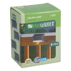 Pro Garden Solar wandlamp | ProGarden | 4 stuks | 8 x 4 x 4.5 centimeter (Kunststof, Zwart) DX9954050 K170106015 - 4