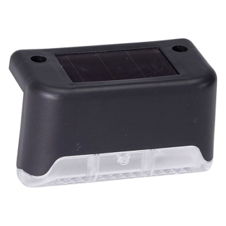 Pro Garden Solar wandlamp | ProGarden | 4 stuks | 8 x 4 x 4.5 centimeter (Kunststof, Zwart) DX9954050 K170106015 - 2