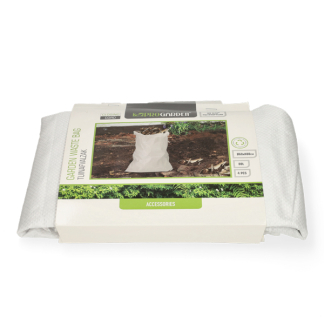 Pro Garden Tuinafvalzak | Pro Garden | 80 liter | 4 stuks (Afsluitkoord, Vinyl, Wit) C23000020 K170105409 - 3