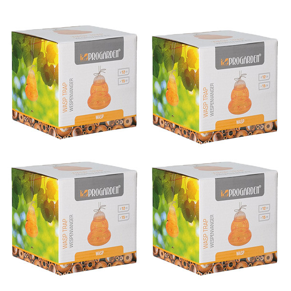 Pro Garden Wespenvanger | Pro Garden | Ø 12.5 x 15 cm | 4 stuks (Herbruikbaar)  V170115756 - 1