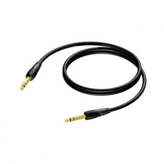 Procab 6.35 mm jack kabel | Procab | 1.5 meter (Stereo, Verguld, 100% koper) PB80009 K010412036 - 