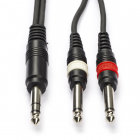 Procab 6.35 mm naar 2x 6.35 mm jack kabel - Procab - 1.5 meter (Stereo/Mono) CAB721/1.5 PB07385 K010301267 Procab 6.35 mm naar 2x 6.35 mm jack kabel - Procab - 1.5 meter (Stereo/Mono) CAB721/1.5 PB07385 K010301267