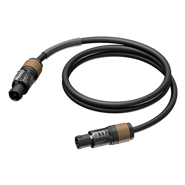 Procab Speakon kabel | V ↔ V | Procab | PRA522 | 1.5 meter (9 mm, 2-polig, Krimpkous, Zuurstofvrij koper) PRA522/1.5 K010411153 - 2