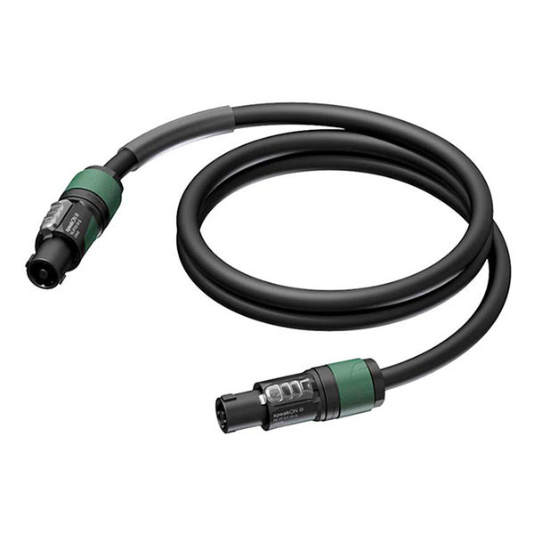 Procab Speakon kabel | V ↔ V | Procab | PRA524 | 1.5 meter (11 mm, 4-polig, Krimpkous, Zuurstofvrij koper) PRA524/1.5 K010411159 - 2
