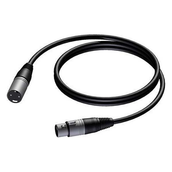 Procab XLR kabel | V ↔ M | Procab | CAB901 | 0.5 meter (Gebalanceerd, Stereo, 3-pins) CAB901/0.5 PB10315 K010307062 - 2