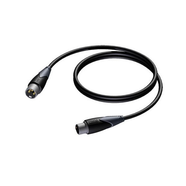 Procab XLR kabel | V ↔ M | Procab | CLA901 | 1 meter (Gebalanceerd, Stereo, 3-pins) PB80098 K010412066 - 1