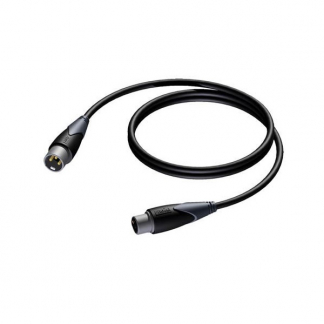 Procab XLR kabel (m/v) | Procab | 0.5 meter (Gebalanceerd, Stereo, 3-pins) PB80097 K010412065 - 
