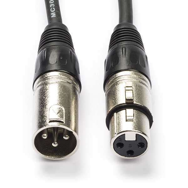 Oplossen Kreta Waarschuwing XLR kabel (m/v) - Procab - 0.5 meter (Gebalanceerd, Stereo, 3-pins) xlr  kabel microfoon Procab Kabelshop.nl