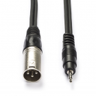 XLR (m) naar jack 3.5 mm kabel - Procab - 1.5 meter (Stereo, Gebalanceerd)