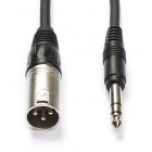 Procab XLR (m) naar jack 6.35 mm kabel - Procab - 1.5 meter (Stereo, Gebalanceerd) CAB724/1.5 PB07400 K010307272 Procab XLR (m) naar jack 6.35 mm kabel - Procab - 1.5 meter (Stereo, Gebalanceerd) CAB724/1.5 PB07400 K010307272