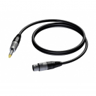 Procab XLR (v) naar jack 6.35 mm kabel - Procab - 3 meter (Mono, Ongebalanceerd) CAB900/3 PB10300 K010307286