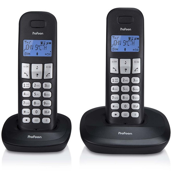 Profoon DECT telefoon | Profoon | PDX-1120 | 2 stuks (Uitbreidbaar, Tot 20 nummers opslaan) PDX-1120 K170406171 - 1