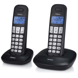Profoon DECT telefoon | Profoon | PDX-1120 | 2 stuks (Uitbreidbaar, Tot 20 nummers opslaan) PDX-1120 K170406171 - 2