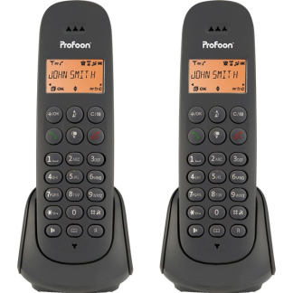 Profoon DECT telefoon | Profoon | PDX620 | 2 stuks (Hoortoestelvriendelijk, Uitbreidbaar, Tot 50 nummers opslaan) PDX620 K170406174 - 1