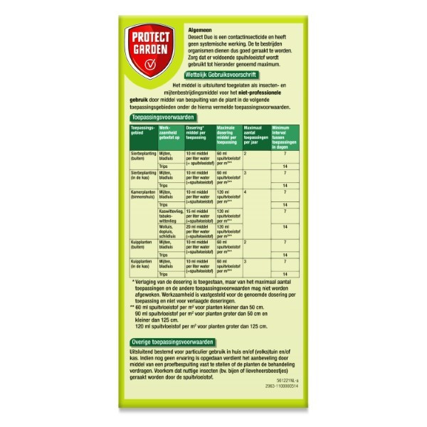 Protect Garden Bladinsecten bestrijding | Protect Garden | 100 ml (Concentraat) 84914800 86601750 K170115096 - 4