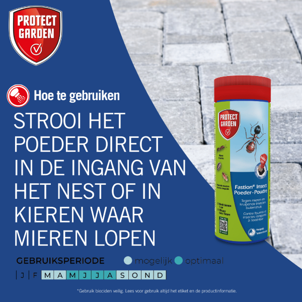 Protect Garden Kakkerlakken bestrijding | Protect Garden | Fastion Insect | 250 gram (Poeder, Buiten) 86600080 B170116284 - 7