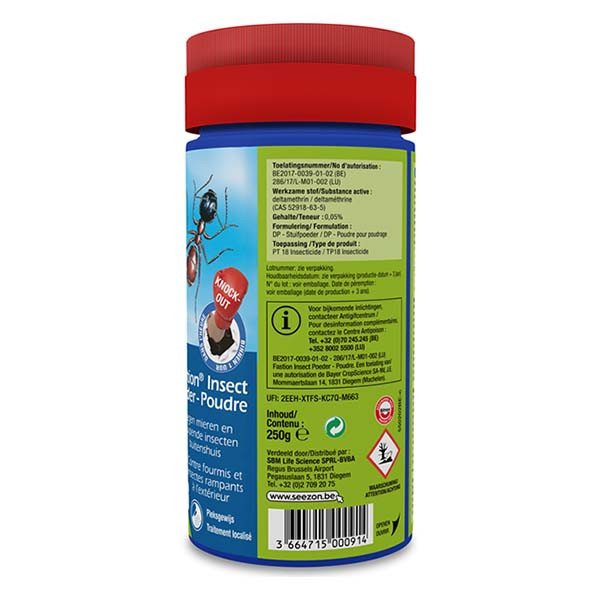 Protect Garden Mieren bestrijding | Protect Garden | Fastion Insect | 250 gram (Poeder, Buiten) 86600080 A170116284 - 2