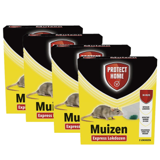 Protect Garden Muizen lokdoos | Protect Home | Pasta (Inclusief lokstof, Snelwerkend, 4 stuks) 86600157 V170115104 - 