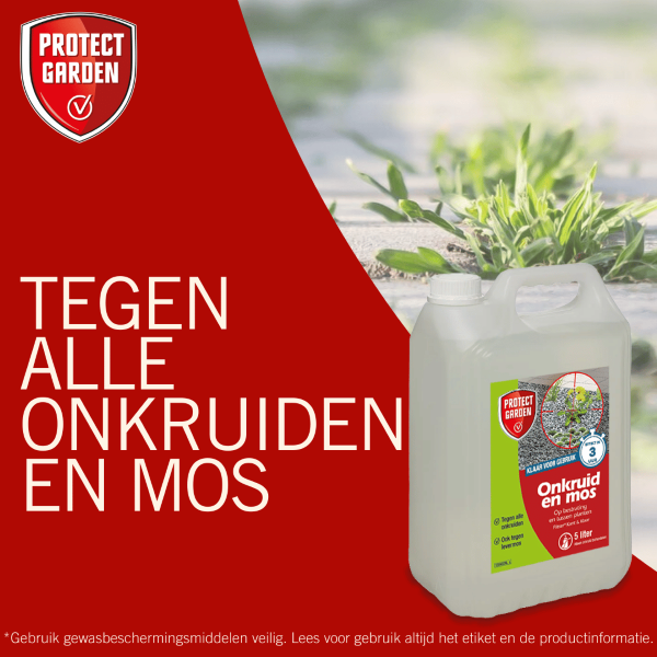Protect Garden Onkruidverdelger | Flitser | Protect Garden | 50 m² (Gebruiksklaar, 5 liter) 86601102 K170115601 - 4