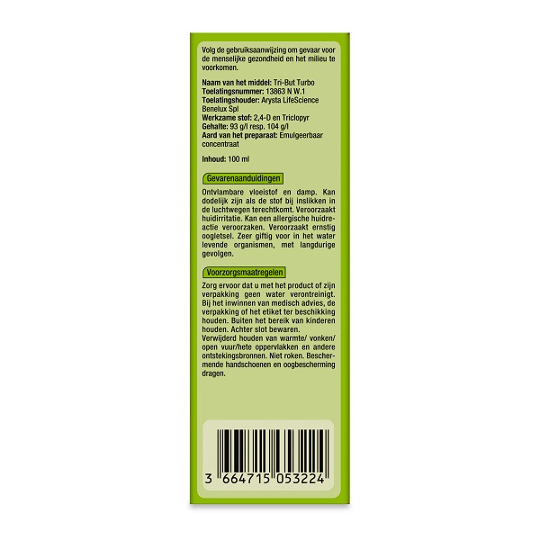 Protect Garden Onkruidverdelger Tri-But Turbo | Protect Garden | 160 m² (Concentraat, 100 ml) 80924356 86601307 K170115027 - 3
