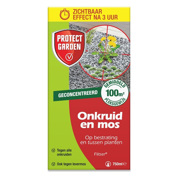 Protect Garden Onkruidverdelger en mos verwijderaar | Flitser | Protect Garden | 300 m² (Concentraat, 2250 ml, 3 stuks)  V170115604 - 3