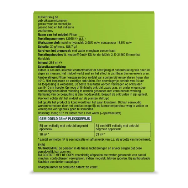 Protect Garden Onkruidverdelger en mos verwijderaar | Flitser | Protect Garden | 35 m² (Natuurlijk, Concentraat, 255 ml, 4 stuks)  V170115602 - 4