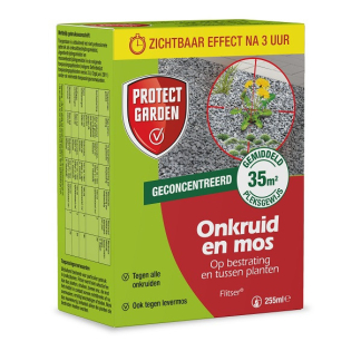 Protect Garden Onkruidverdelger en mos verwijderaar | Flitser | Protect Garden | 35 m² (Natuurlijk, Concentraat, 255 ml, 4 stuks)  V170115602 - 2