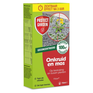 Protect Garden Onkruidverdelger en mos verwijderaar | Protect Garden | 100m² (Concentraat, 750 ml) 86601200 K170115604 - 1