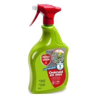 Protect Garden Onkruidverdelger en mos verwijderaar | Protect Garden | 10 m² (Gebruiksklaar, 1 liter) 86601730 K170115600 - 1