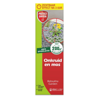 Protect Garden Onkruidverdelger en mos verwijderaar | Protect Garden | 200 m² (Natuurlijk, Concentraat, 450 ml) 86601080 K170505220 - 2