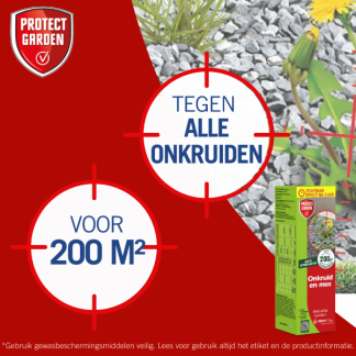 Protect Garden Onkruidverdelger en mos verwijderaar | Protect Garden | 200 m² (Natuurlijk, Concentraat, 450 ml) 86601080 K170505220 - 7