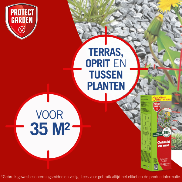 Protect Garden Onkruidverdelger en mos verwijderaar | Protect Garden | 35 m² (Concentraat, 255 ml) 86601198 K170115602 - 7