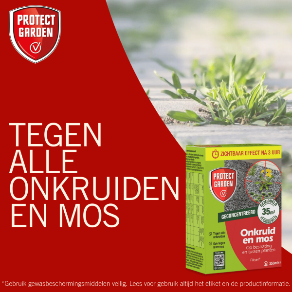 Protect Garden Onkruidverdelger en mos verwijderaar | Protect Garden | 35 m² (Concentraat, 255 ml) 86601198 K170115602 - 6