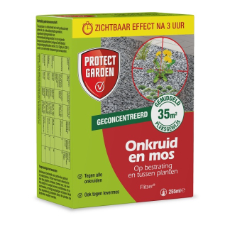 Protect Garden Onkruidverdelger en mos verwijderaar | Protect Garden | 35 m² (Concentraat, 255 ml) 86601198 K170115602 - 1