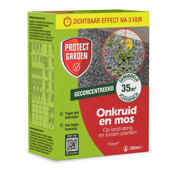 Protect Garden Onkruidverdelger en mos verwijderaar | Protect Garden | 35 m² (Concentraat, 255 ml) 86601198 K170115602 - 1