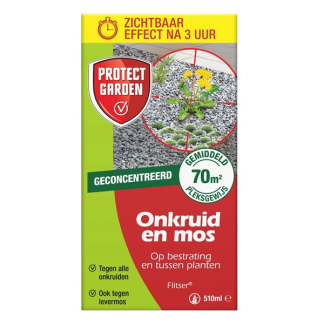 Protect Garden Onkruidverdelger en mos verwijderaar | Protect Garden | 70 m² (Concentraat, 510 ml) 86601199 K170115603 - 2