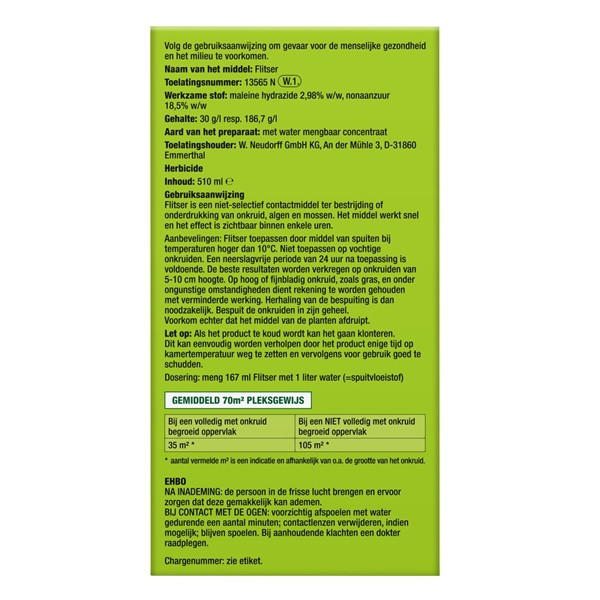 Protect Garden Onkruidverdelger en mos verwijderaar | Protect Garden | 70 m² (Concentraat, 510 ml) 86601199 K170115603 - 3
