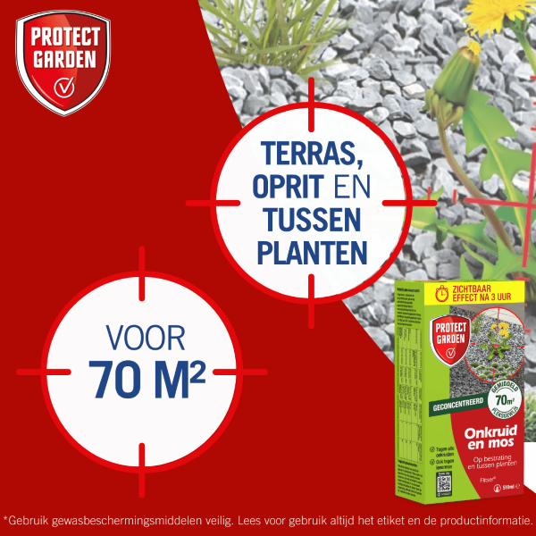 Protect Garden Onkruidverdelger en mos verwijderaar | Protect Garden | 70 m² (Concentraat, 510 ml) 86601199 K170115603 - 7