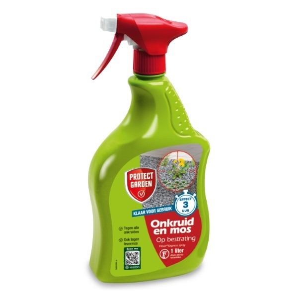 Protect Garden Onkruidverdelger en mos verwijderaar | Protect Garden | Flitser Express | 10 m² (Gebruiksklaar, 1 liter) 86601730 K170115600 - 1