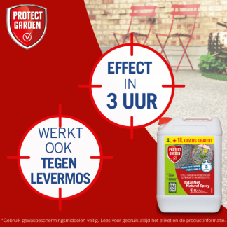 Protect Garden Onkruidverdelger en mos verwijderaar | Protect Garden | Total Net Natural | 50 m² (Gebruiksklaar, 5 liter)  K170116286 - 6