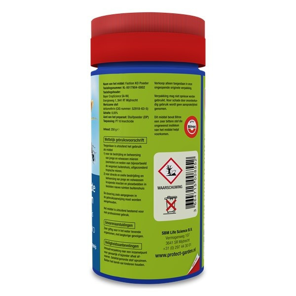 Protect Garden Vlooien poeder | Protect Garden | 250 gram (Kruipende insecten, Buiten) 86600297 B170115098 - 2