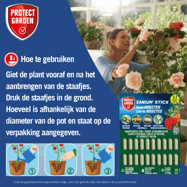 Protect Garden Witte vlieg bestrijding | Protect Garden | Sanium | 20 stuks (Sticks)  A170116289 - 8