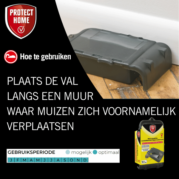 Protect Home Diervriendelijke muizenval | Protect Home | Victor Multi (4 muizen, Herbruikbaar) 86601225 K170115607 - 9