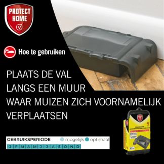 Protect Home Diervriendelijke muizenval | Protect Home | Victor Multi (4 muizen, Herbruikbaar) 86601225 K170115607 - 9