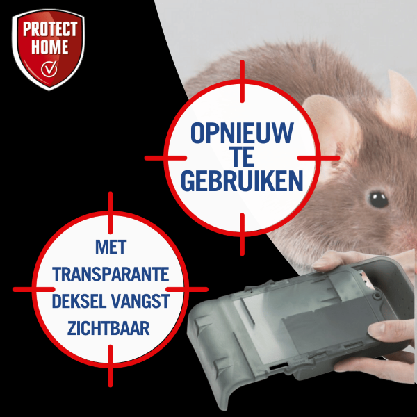 Protect Home Diervriendelijke muizenval | Protect Home | Victor Multi (4 muizen, Herbruikbaar) 86601225 K170115607 - 10