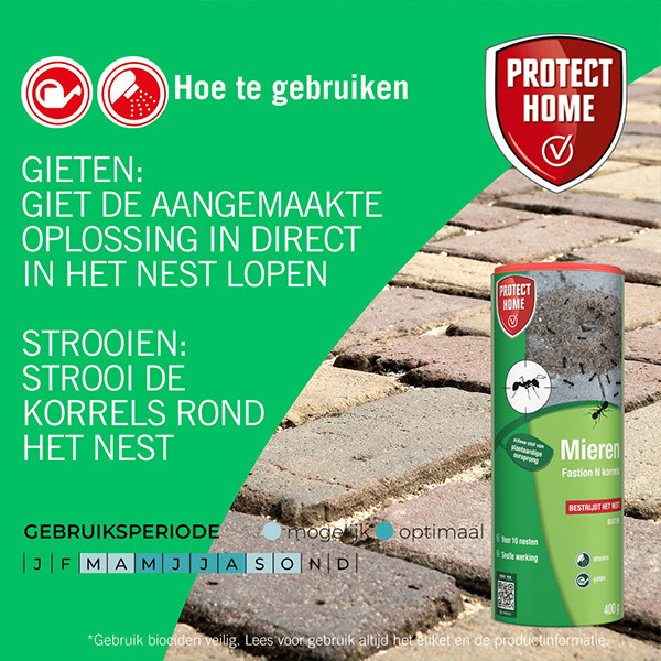 Protect Home Mierenkorrels | Protect Home | 400 gram (Buiten) 2411432 86601040 K170111865 - 6