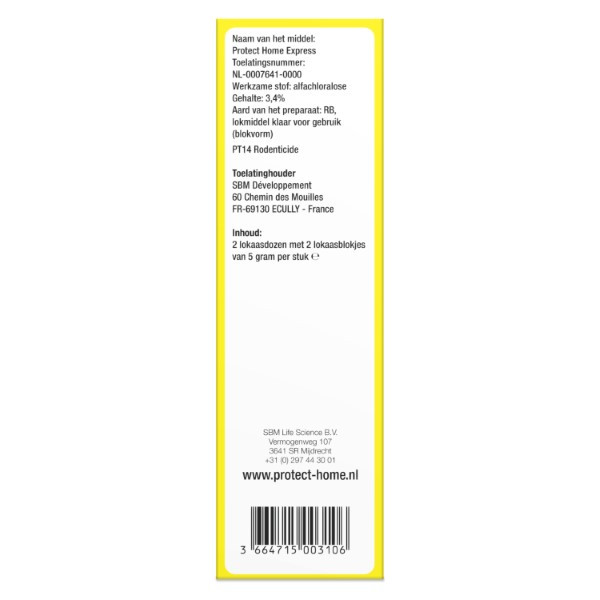 Protect Home Muizen lokdoos | Protect Home | Pasta | 4 lokdozen (Inclusief lokstof, Snelwerkend) 86600157 V170115104 - 3